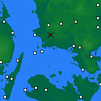 Nearby Forecast Locations - Flakkebjerg - 