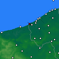 Nearby Forecast Locations - De Panne - 