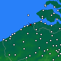 Nearby Forecast Locations - Knokke-Heist - 