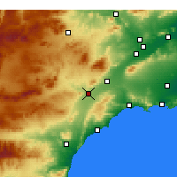 Nearby Forecast Locations - Águilas - 