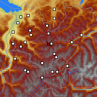 Nearby Forecast Locations - Alpe-Rauz - 