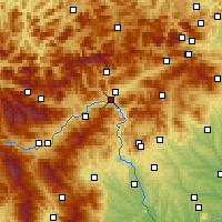 Nearby Forecast Locations - Bruck an der Mur - 