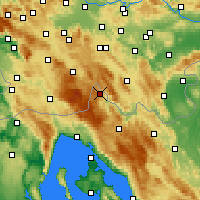 Nearby Forecast Locations - Čabar - 