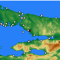 Nearby Forecast Locations - Istanbul / Sabiha Gokcen - 