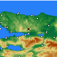 Nearby Forecast Locations - Köseköy - 