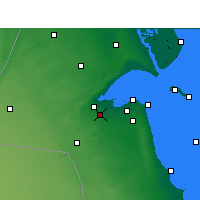 Nearby Forecast Locations - Sulaibiya - 