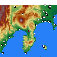 Nearby Forecast Locations - Mishima - 
