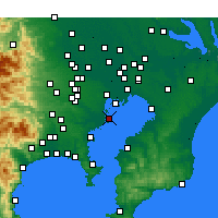 Nearby Forecast Locations - Ōta - 