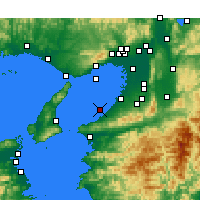 Nearby Forecast Locations - Kansai region - 