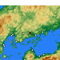 Nearby Forecast Locations - Hiroshima Airport - 
