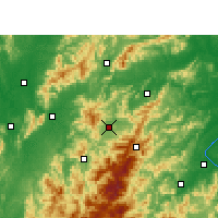 Nearby Forecast Locations - Ninggang - 