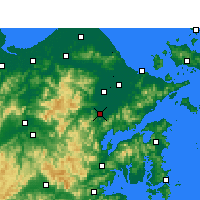Nearby Forecast Locations - Fenghua - 