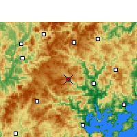 Nearby Forecast Locations - Zhouning - 