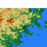 Nearby Forecast Locations - Putian - 