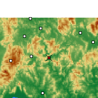 Nearby Forecast Locations - Zhaoping - 