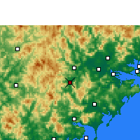 Nearby Forecast Locations - Pinghe - 
