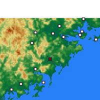 Nearby Forecast Locations - Zhangpu - 