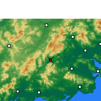 Nearby Forecast Locations - Jiexi - 