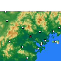 Nearby Forecast Locations - Jieyang - 