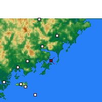 Nearby Forecast Locations - Dongshan - 