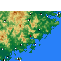 Nearby Forecast Locations - Yunxiao - 