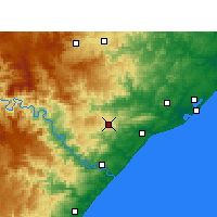 Nearby Forecast Locations - Eshowe - 