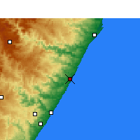 Nearby Forecast Locations - Sezela - 