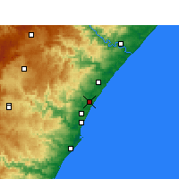 Nearby Forecast Locations - OThongathi - 