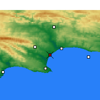 Nearby Forecast Locations - Port of Ngqura - 
