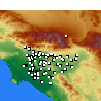 Nearby Forecast Locations - La Verne - 
