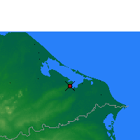 Nearby Forecast Locations - Puerto Lempira - 