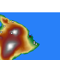 Nearby Forecast Locations - Hilo/Hawaii - 