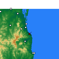 Nearby Forecast Locations - Coolangatta - 