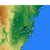 Nearby Forecast Locations - Parramatta - 