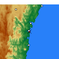 Nearby Forecast Locations - Moruya Heads - 