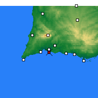 Nearby Forecast Locations - Praia da Rocha - 