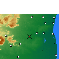 Nearby Forecast Locations - Tittakudi - 