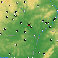 Nearby Forecast Locations - Hustopeče - 