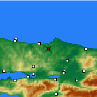 Nearby Forecast Locations - Kandıra - 