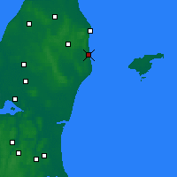 Nearby Forecast Locations - Sæby - 