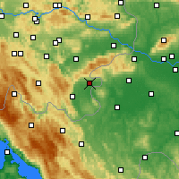 Nearby Forecast Locations - Metlika - 