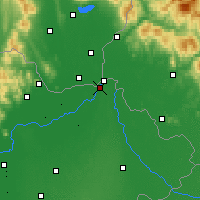 Nearby Forecast Locations - Kisvárda - 