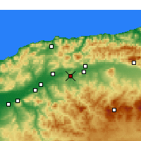 Nearby Forecast Locations - Oued Fodda - 