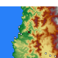 Nearby Forecast Locations - Quillota - 