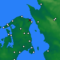 Nearby Forecast Locations - Hellebæk - 