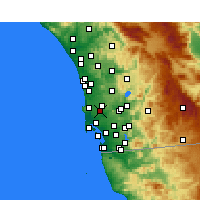 Nearby Forecast Locations - San Diego AP/M - 