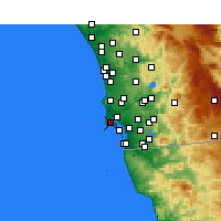 Nearby Forecast Locations - North Island - 