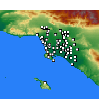 Nearby Forecast Locations - Torrance - 