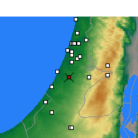Nearby Forecast Locations - Kfar HaRif - 