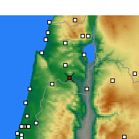 Nearby Forecast Locations - Kfar Yehezkel - 